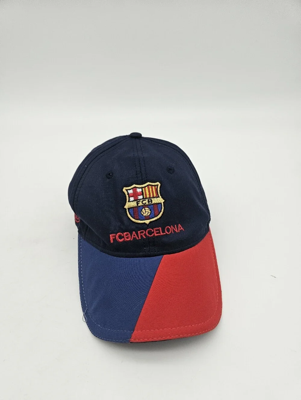 FC Barcelon Youth hook and loop cap hat blue and red